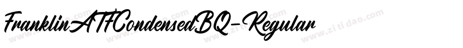 FranklinATFCondensedBQ-Regular字体转换 FranklinATFCondensedBQ-Regular字体转换