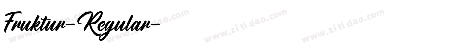 Fruktur-Regular字体转换