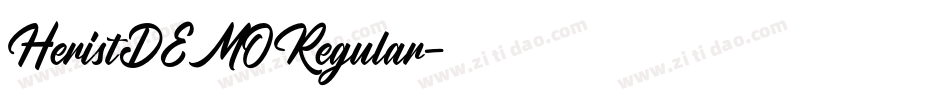 HeristDEMORegular字体转换