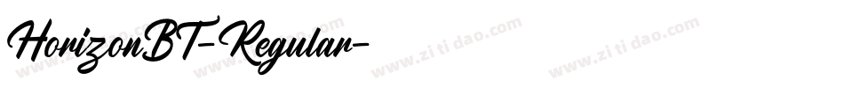 HorizonBT-Regular字体转换 HorizonBT-Regular字体转换