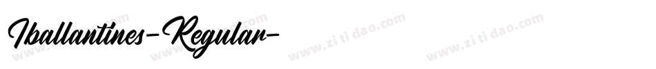 Iballantines-Regular字体转换 Iballantines-Regular字体转换