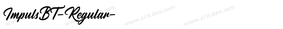 ImpulsBT-Regular字体转换