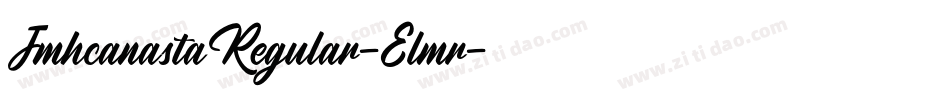 JmhcanastaRegular-Elmr字体转换