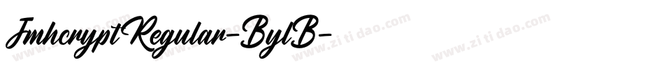 JmhcryptRegular-BylB字体转换