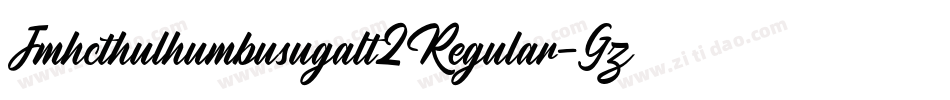 Jmhcthulhumbusugalt2Regular-Gz4P字体转换