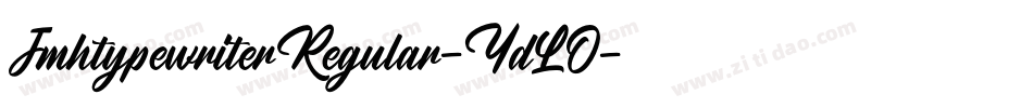JmhtypewriterRegular-YdLO字体转换