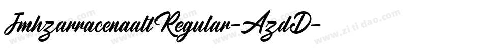 JmhzarracenaaltRegular-AzdD字体转换