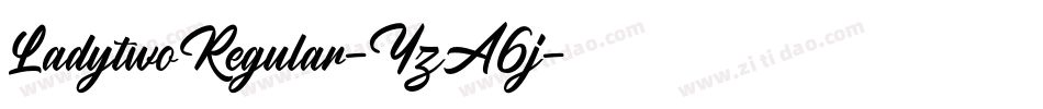 LadytwoRegular-YzA6j字体转换