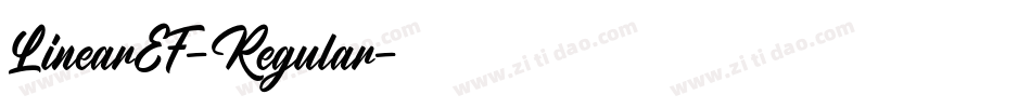 LinearEF-Regular字体转换