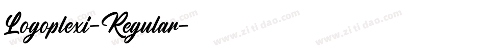 Logoplexi-Regular字体转换