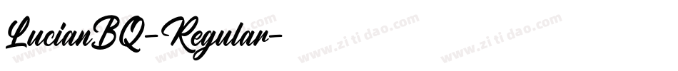 LucianBQ-Regular字体转换