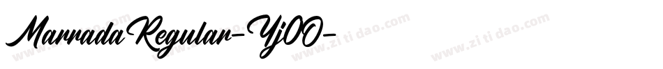 MarradaRegular-Yj0O字体转换