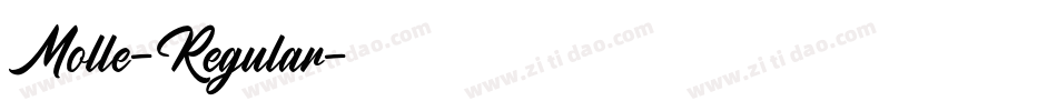 Molle-Regular字体转换