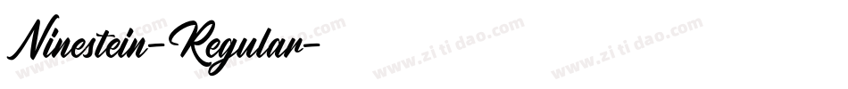 Ninestein-Regular字体转换