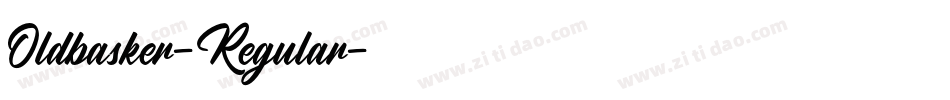Oldbasker-Regular字体转换