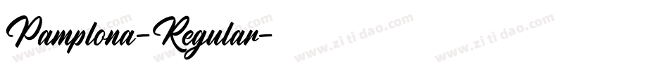 Pamplona-Regular字体转换