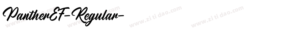 PantherEF-Regular字体转换