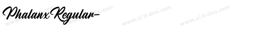 PhalanxRegular字体转换