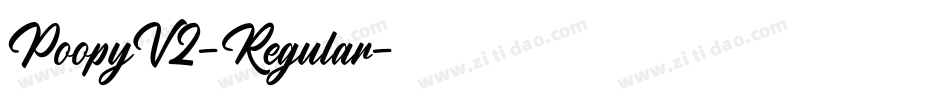 PoopyV2-Regular字体转换