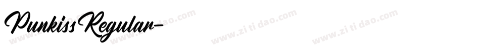 PunkissRegular字体转换 PunkissRegular字体转换