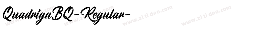 QuadrigaBQ-Regular字体转换