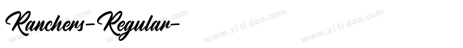 Ranchers-Regular字体转换