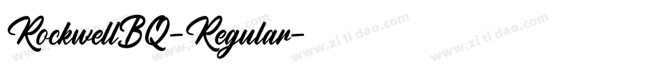 RockwellBQ-Regular字体转换 RockwellBQ-Regular字体转换