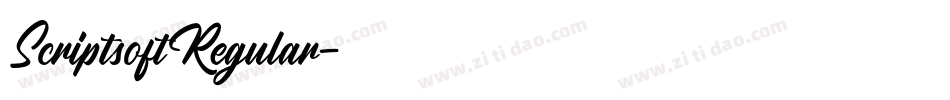 ScriptsoftRegular字体转换