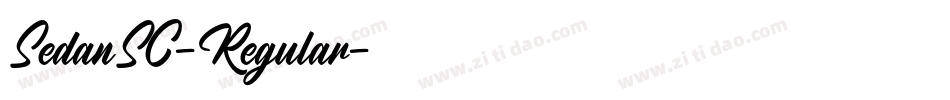 SedanSC-Regular字体转换