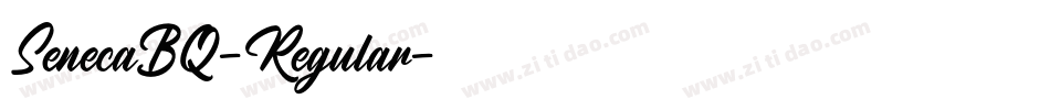SenecaBQ-Regular字体转换