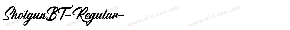 ShotgunBT-Regular字体转换