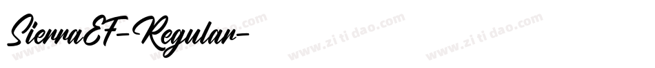 SierraEF-Regular字体转换