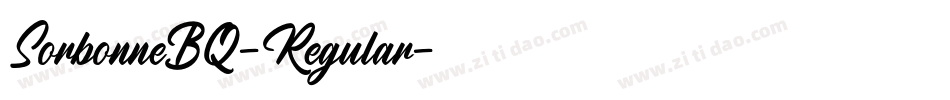 SorbonneBQ-Regular字体转换 SorbonneBQ-Regular字体转换