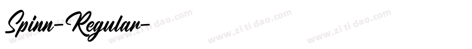 Spinn-Regular字体转换 Spinn-Regular字体转换