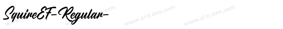 SquireEF-Regular字体转换 SquireEF-Regular字体转换