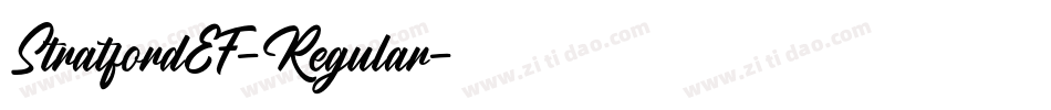 StratfordEF-Regular字体转换 StratfordEF-Regular字体转换