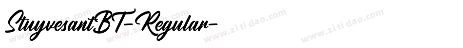 StuyvesantBT-Regular字体转换