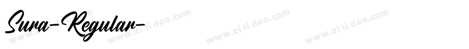Sura-Regular字体转换 Sura-Regular字体转换