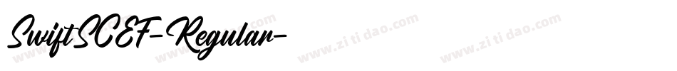 SwiftSCEF-Regular字体转换