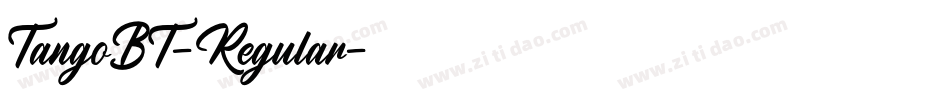 TangoBT-Regular字体转换