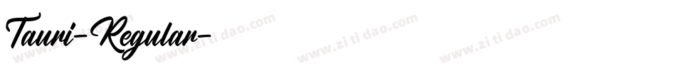 Tauri-Regular字体转换 Tauri-Regular字体转换
