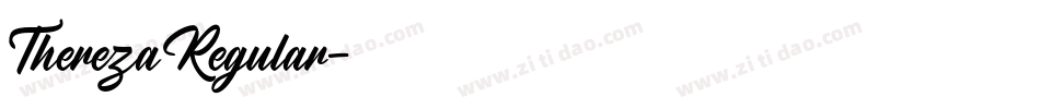 TherezaRegular字体转换 TherezaRegular字体转换