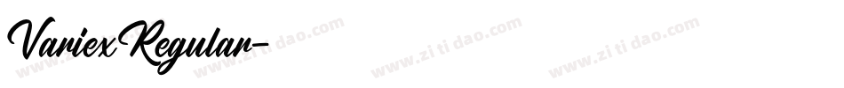 VariexRegular字体转换 VariexRegular字体转换