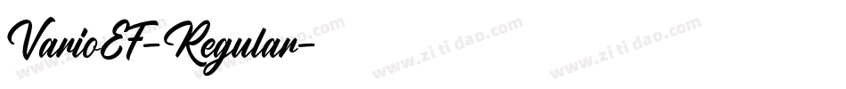 VarioEF-Regular字体转换