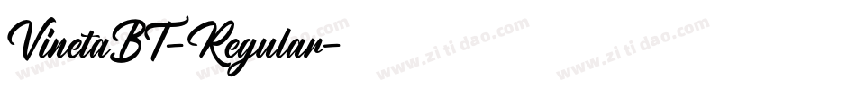 VinetaBT-Regular字体转换 VinetaBT-Regular字体转换