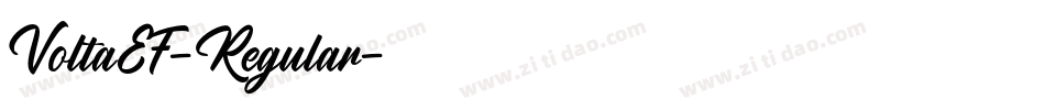 VoltaEF-Regular字体转换