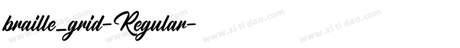braille_grid-Regular字体转换