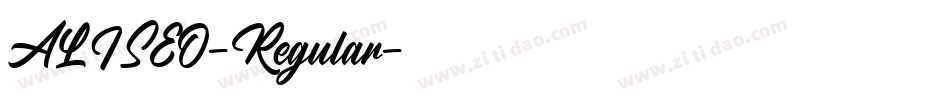 ALISEO-Regular字体转换