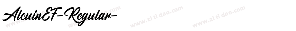 AlcuinEF-Regular字体转换