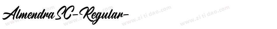 AlmendraSC-Regular字体转换 AlmendraSC-Regular字体转换